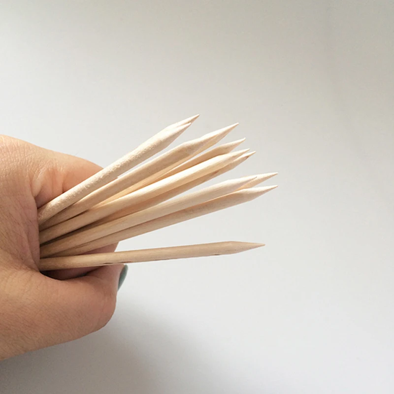 200pcs/lot 7.5/10.5cm range Sticks Wood Cuticle Pusher Nail Art Remover Double End Nail Dead Skin Fork Manicure Tools For Finger
200pcs/lot 7.5/10.5cm range Sticks Wood Cuticle Pusher Nail Art Remover Double End Nail Dead Skin Fork Manicure Tools For Finger