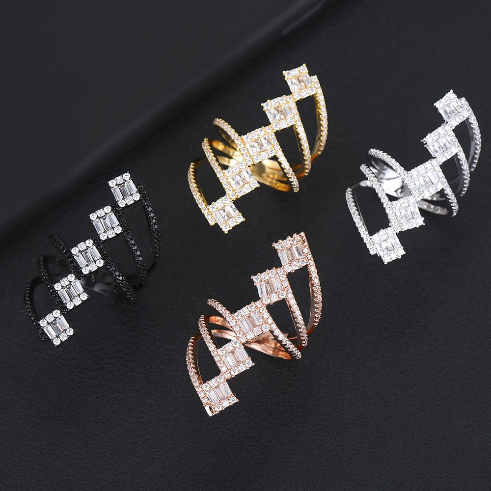 GODKI Luxury Cubic Zirconia Wedding Rings for Women Bridal Engagement Wedding Jewelry CZ Femmale Accessories Whole Finger Rings
GODKI Luxury Cubic Zirconia Wedding Rings for Women Bridal Engagement Wedding Jewelry CZ Femmale Accessories Whole Finger Rings