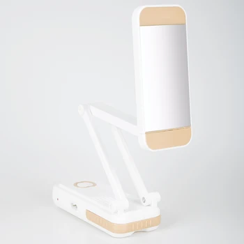 Folding Led Desk Lamp Push Button Switch Mirroe Light Tube 2 Level Dimming Table Light Stand Hang Rechargeable LED Table Lamps
Folding Led Desk Lamp Push Button Switch Mirroe Light Tube 2 Level Dimming Table Light Stand Hang Rechargeable LED Table Lamps