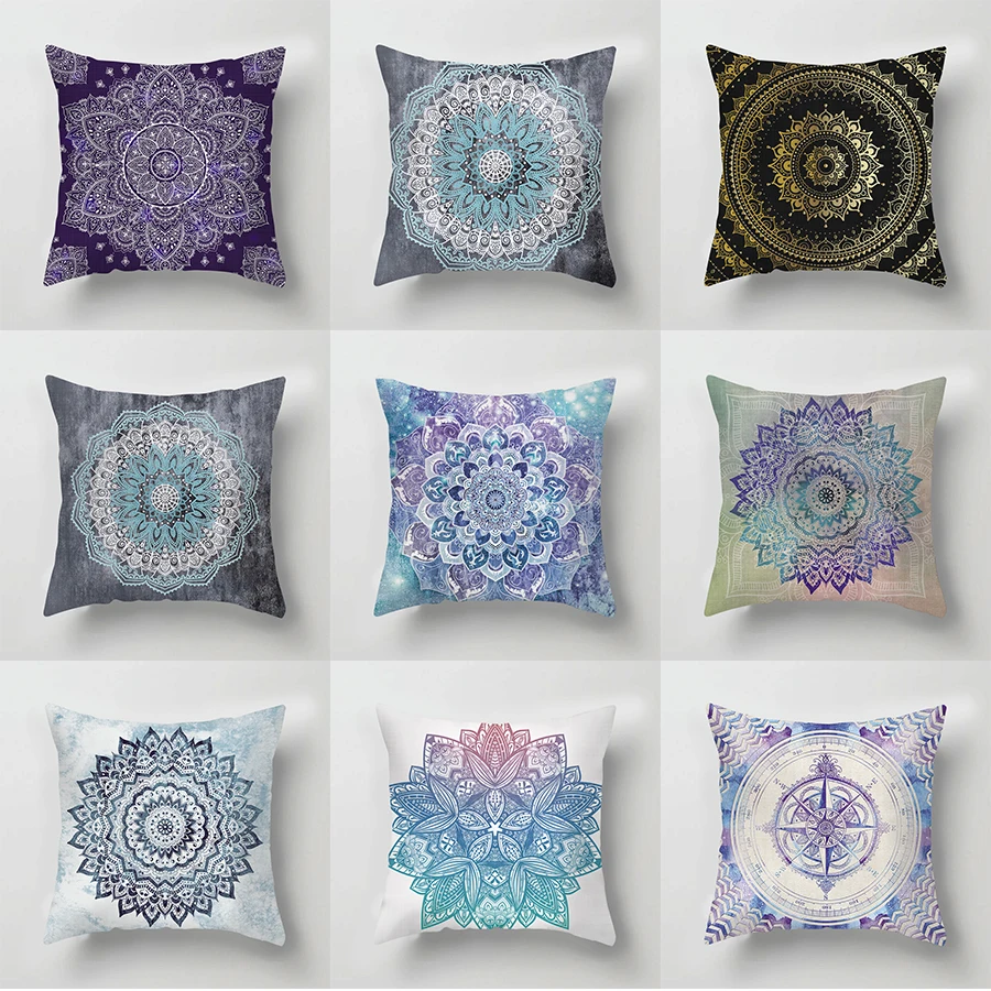GNORRIS Print Decorative Pillowcases Polyester Throw Pillow Case Mandala Pillow case Cushion Case Bed Decorative
GNORRIS Print Decorative Pillowcases Polyester Throw Pillow Case Mandala Pillow case Cushion Case Bed Decorative