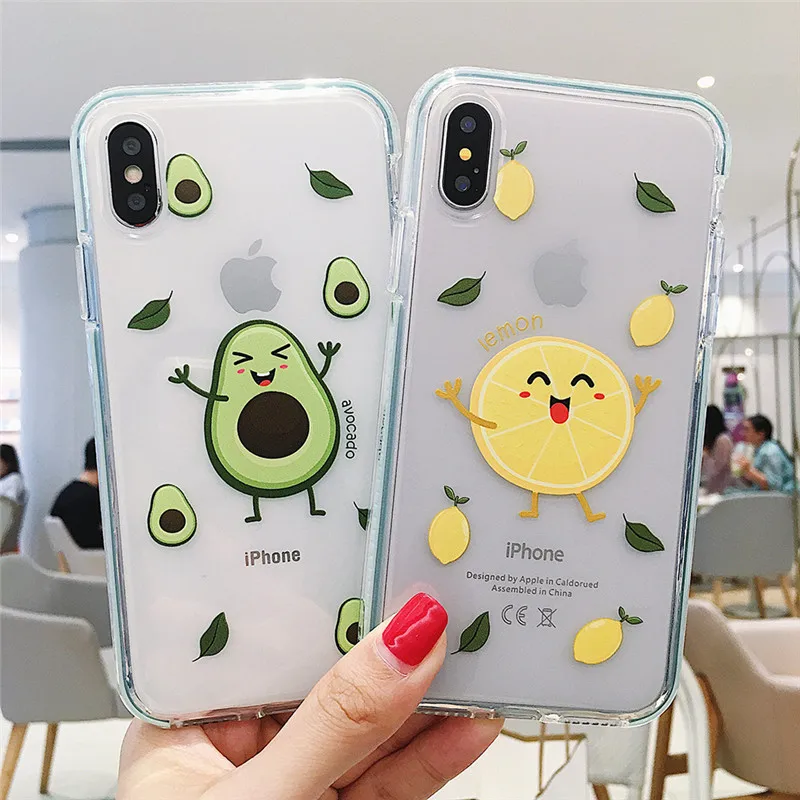 Cute Fruit Phone Case For iPhone X XR 7 8 Plus Soft Transparent Silicone Back Cover For iPhone 6 6s 7 8 Plus XS MAX Lemon Orange
Cute Fruit Phone Case For iPhone X XR 7 8 Plus Soft Transparent Silicone Back Cover For iPhone 6 6s 7 8 Plus XS MAX Lemon Orange