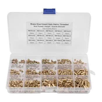 450Pcs Molded-in Insert Embedded Nut Knurled Brass Nut Fastening Accessories wood screw and insert nut
450Pcs Molded-in Insert Embedded Nut Knurled Brass Nut Fastening Accessories wood screw and insert nut