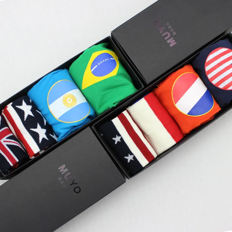 Free Shipping Men boxer shorts America England Italy Brazil national flag male cotton panties
Free Shipping Men boxer shorts America England Italy Brazil national flag male cotton panties