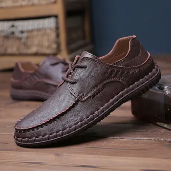 QASDUO Brand Handmade Loafers Genuine Leather Retro Moccasins Soft Comfortable Flats Casual Formal Men Driving Shoes Big Size 47
QASDUO Brand Handmade Loafers Genuine Leather Retro Moccasins Soft Comfortable Flats Casual Formal Men Driving Shoes Big Size 47