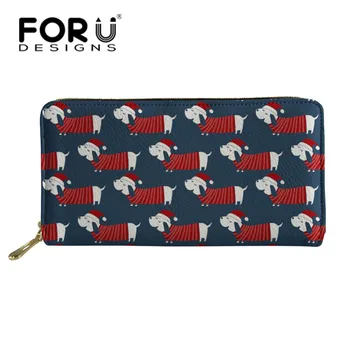 FORUDESIGNS Women Wallet Purse Christmas Dachshund Prints PU Leather Wallets Pouch Handbag Ladies Coin Purses Card Holder 2018
FORUDESIGNS Women Wallet Purse Christmas Dachshund Prints PU Leather Wallets Pouch Handbag Ladies Coin Purses Card Holder 2018