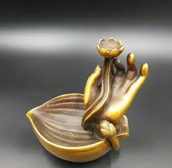 Chinese brass Home Decor Lotus Backflow Incense Burner Statue
Chinese brass Home Decor Lotus Backflow Incense Burner Statue
