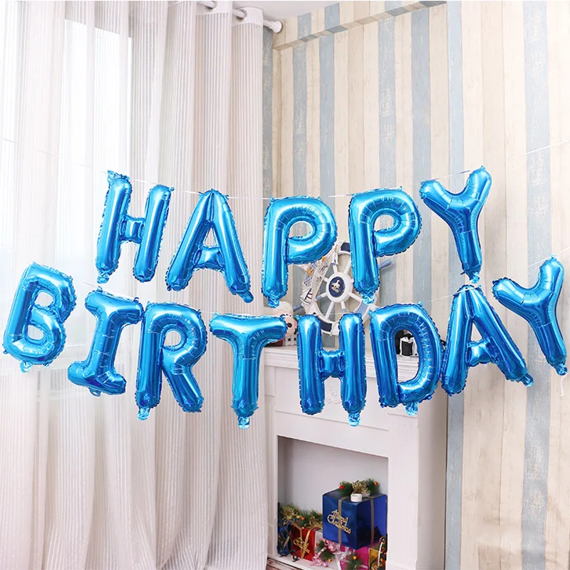 Воздушные шары на день рождения с буквами алфавита подвесные золотые серебряные