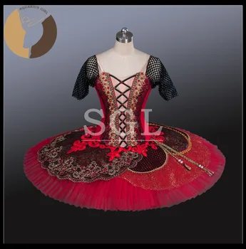 2016 New Arrival Don Quixote Ballet Costumes Adult Red Color Classical Tutus Pancake Tutu For Performamce Custom Made AT1225
2016 New Arrival Don Quixote Ballet Costumes Adult Red Color Classical Tutus Pancake Tutu For Performamce Custom Made AT1225