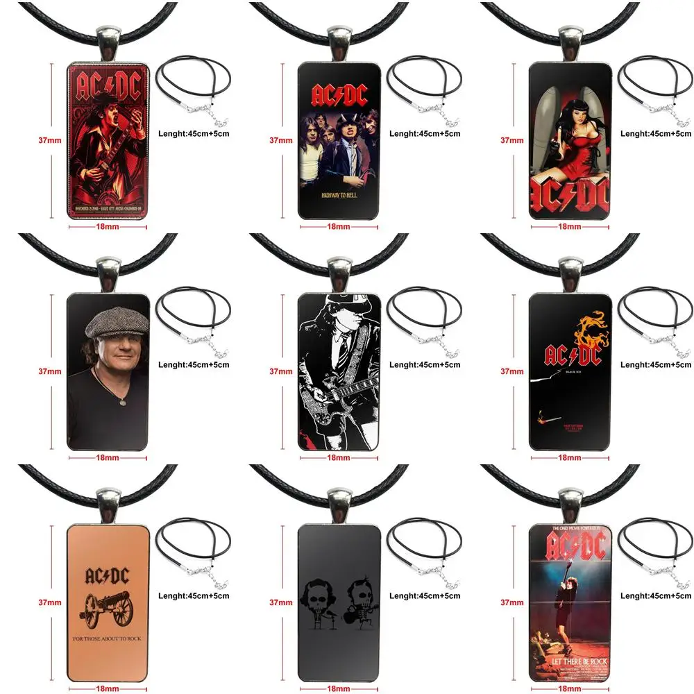 Ac Dc Acdc Poster Music Fashion Glass Cabochon Pendant Rectangle Necklace Choker Necklace Jewelry For Women Children
Ac Dc Acdc Poster Music Fashion Glass Cabochon Pendant Rectangle Necklace Choker Necklace Jewelry For Women Children