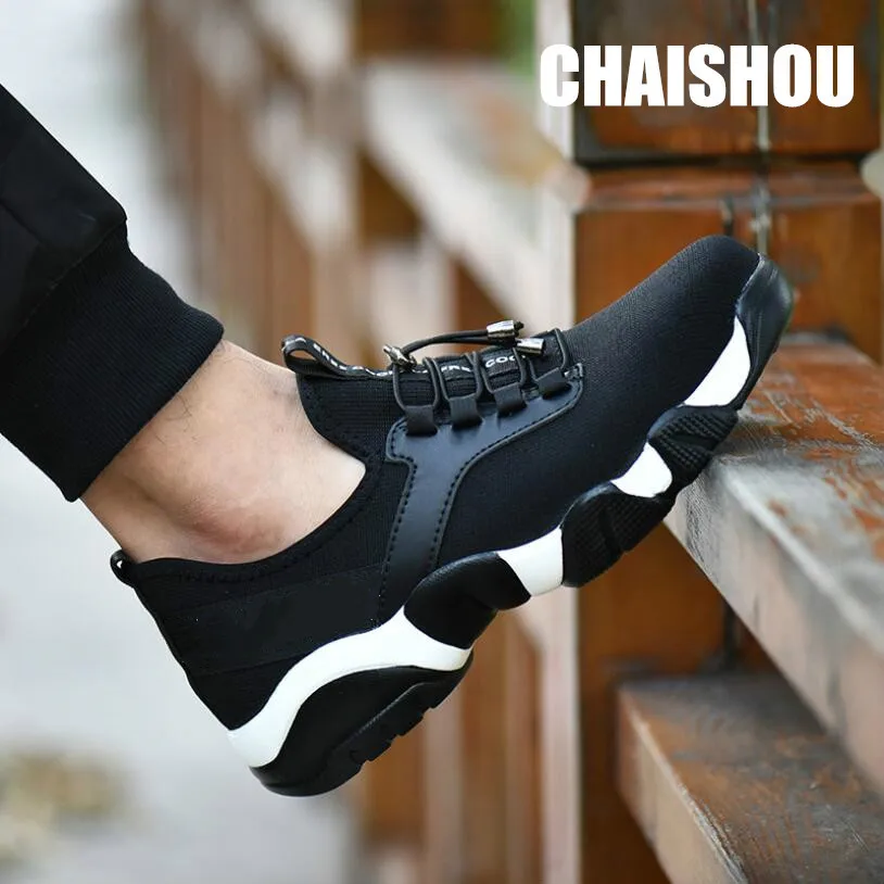 CHAISHOU men Work shoes boots Flying wire weaving Steel toe cap Breathable Comfortable lace-up Anti-smashing anti-piercing CS252
CHAISHOU men Work shoes boots Flying wire weaving Steel toe cap Breathable Comfortable lace-up Anti-smashing anti-piercing CS252