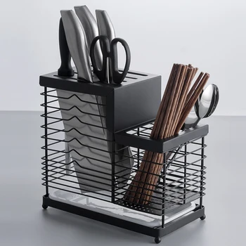 Household Knife Holder Kitchen Shelf Tool Storage Rack Drain Tray Kitchen Appliances Chopsticks Box Wallmount 304Stainless Steel
Household Knife Holder Kitchen Shelf Tool Storage Rack Drain Tray Kitchen Appliances Chopsticks Box Wallmount 304Stainless Steel