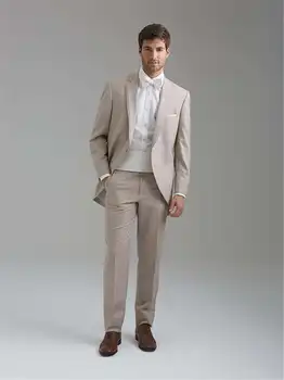 Champagne Classic custom made Groom Tuxedos Men's Suit notch lapel Groomsman/Bridegroom suits (jacket+pants+tie)
Champagne Classic custom made Groom Tuxedos Men's Suit notch lapel Groomsman/Bridegroom suits (jacket+pants+tie)