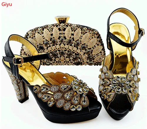 Фото Doershow/красивая Итальянская обувь с сумочкой в комплекте комплект из женских