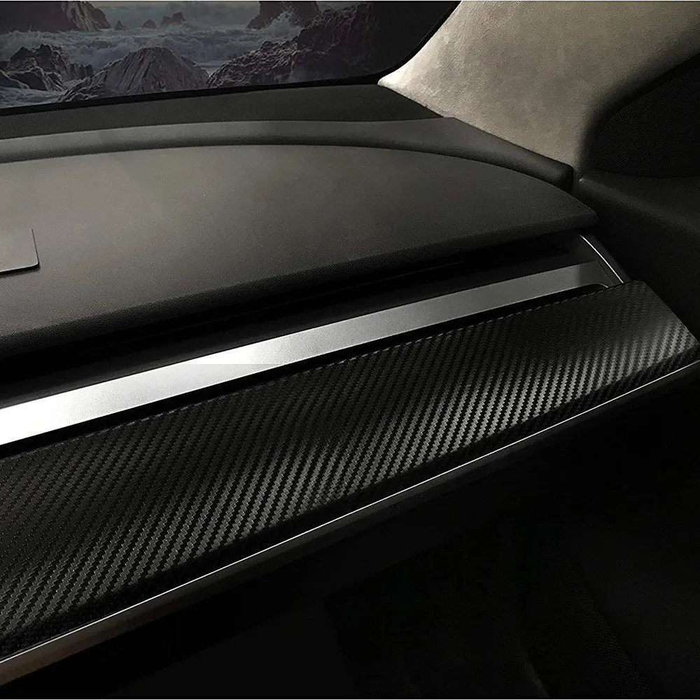 New 2Pcs Interior Dashboard Wood Carbon Fiber Vinyl Wrap Stickers Waterproof Anti-Stain Self-Adhensive For Tesla Model 3#297402
New 2Pcs Interior Dashboard Wood Carbon Fiber Vinyl Wrap Stickers Waterproof Anti-Stain Self-Adhensive For Tesla Model 3#297402