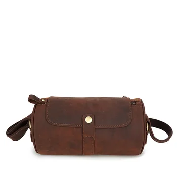 New Men's Casual Genuine Leather Real Cowhide Crazy Horse Leather Barrel-shaped Shoulder Bag Messenger Bag
New Men's Casual Genuine Leather Real Cowhide Crazy Horse Leather Barrel-shaped Shoulder Bag Messenger Bag