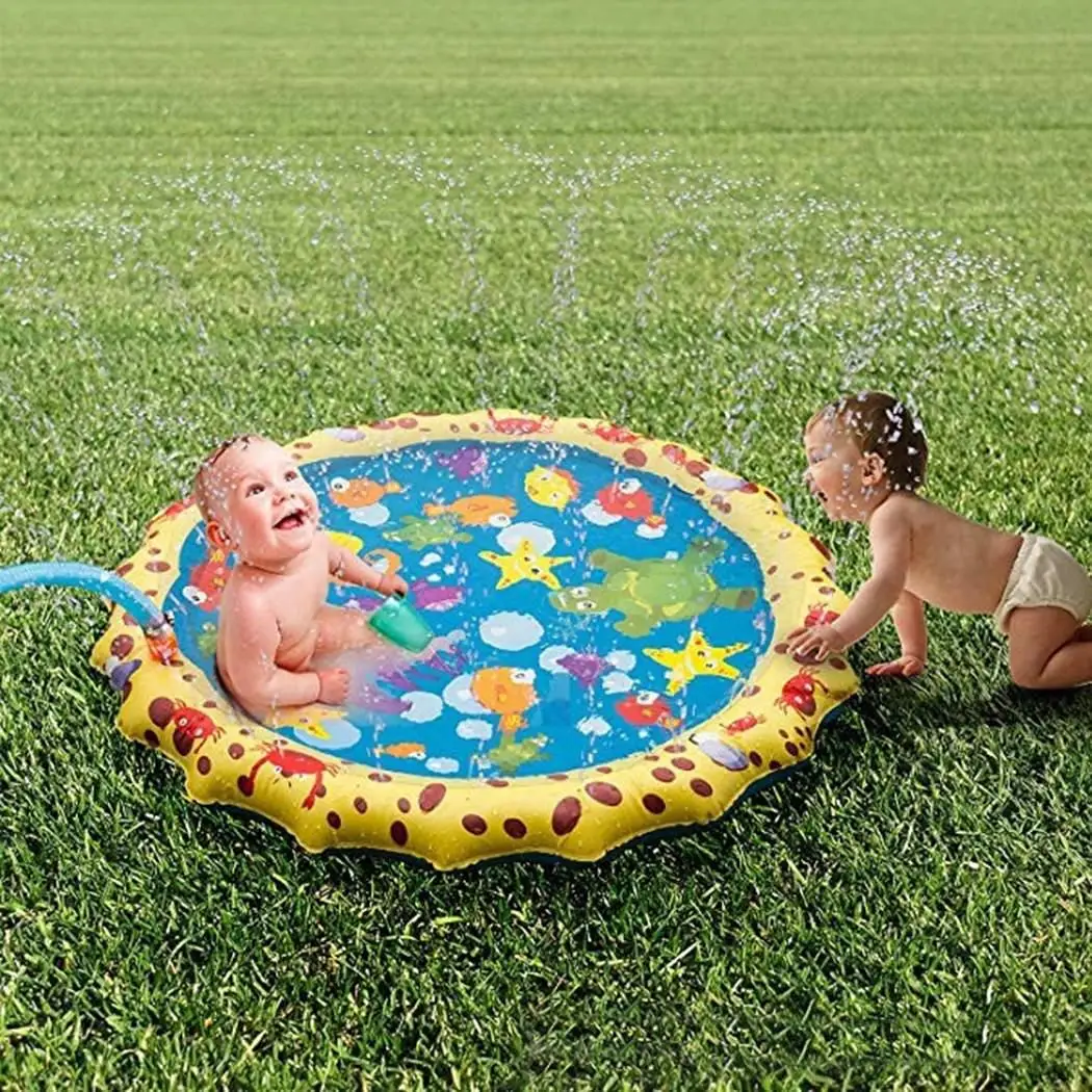 Children Sprinkler Mat Portable PVC Inflatable Sprinkling Cushion Summer Kids Play Water Beach Toy Splash Water Spray Mat
Children Sprinkler Mat Portable PVC Inflatable Sprinkling Cushion Summer Kids Play Water Beach Toy Splash Water Spray Mat