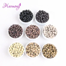 Harmony Plus1000pcs 3.4*3.0*4mm hair micro rings beads for i tip hair extensions copper silicone tube 8 colors available
Harmony Plus1000pcs 3.4*3.0*4mm hair micro rings beads for i tip hair extensions copper silicone tube 8 colors available