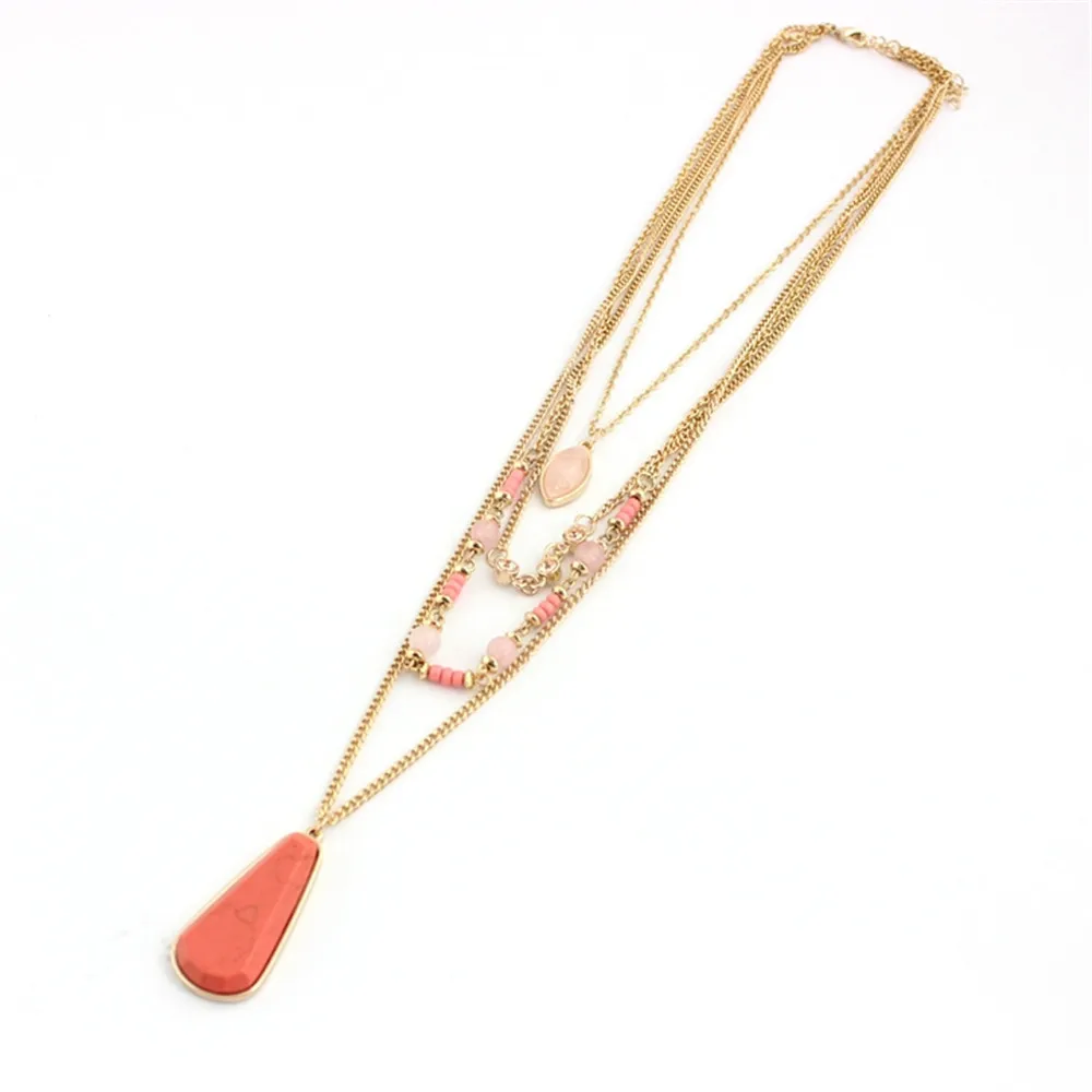 XQ Free shipping Fashion new powder crystal Mosaic texture necklace Four powder volume beads necklace
XQ Free shipping Fashion new powder crystal Mosaic texture necklace Four powder volume beads necklace
