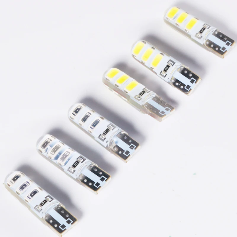 Светодиодный фонарь для парковки W5W T10 194 168 COB 6SMD автомобильный клиновидный