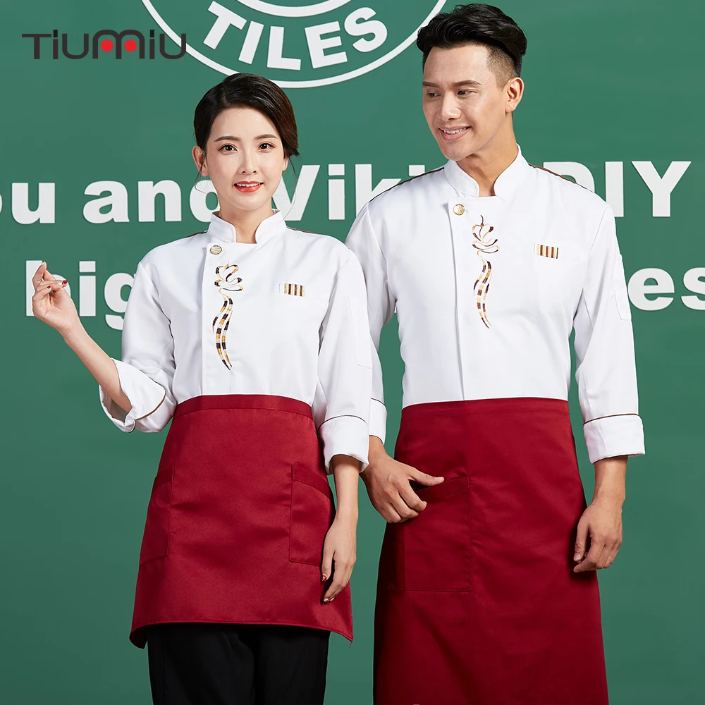 Unisex Chef Jacket Food Service Men Women Workwear Uniform Restaurant Bakery Kitchen Embroidery Breathable Chef Coat 2018 New
Unisex Chef Jacket Food Service Men Women Workwear Uniform Restaurant Bakery Kitchen Embroidery Breathable Chef Coat 2018 New