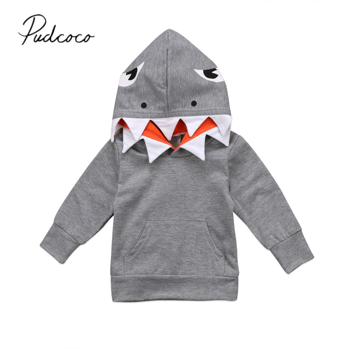 2017 Brand New Fashion Toddler Infant Child Kids Boys Shark Hooded Tops Hoodie Jacket Coat Outerwear Cute Animal Clothes 1-6T
2017 Brand New Fashion Toddler Infant Child Kids Boys Shark Hooded Tops Hoodie Jacket Coat Outerwear Cute Animal Clothes 1-6T