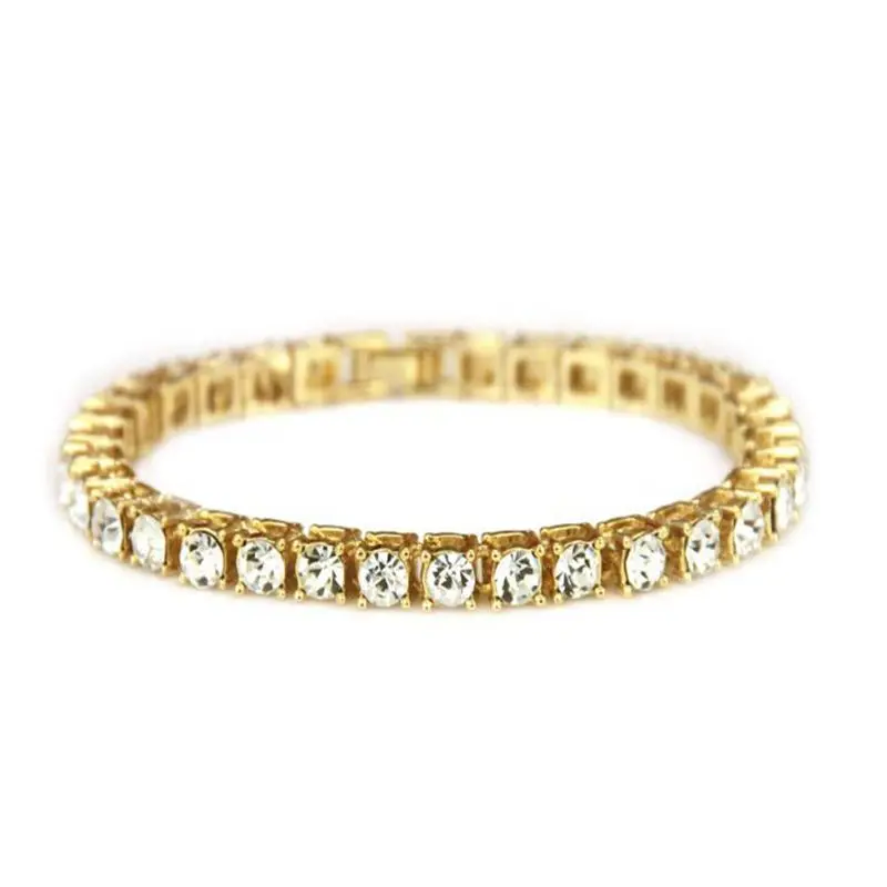 Men Hip hop Bracelet Silver/Gold Iced Out 1 Row Rhinestones Chain Bling Crystal Bracelet Women Friendship Jewelry Gift 20cm
Men Hip hop Bracelet Silver/Gold Iced Out 1 Row Rhinestones Chain Bling Crystal Bracelet Women Friendship Jewelry Gift 20cm