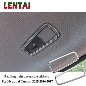 LENTAI 2x Auto Car Styling Stainless Steel Roof Lamp Reading Light Frame Stickers For Hyundai Tucson 2015 2016 2017 Accessories
LENTAI 2x Auto Car Styling Stainless Steel Roof Lamp Reading Light Frame Stickers For Hyundai Tucson 2015 2016 2017 Accessories