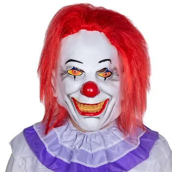Scary Latex Stephen King's It Clown Pennywise Party Mask Dress Cosplay Costume Joker Clown Masks Props
Scary Latex Stephen King's It Clown Pennywise Party Mask Dress Cosplay Costume Joker Clown Masks Props