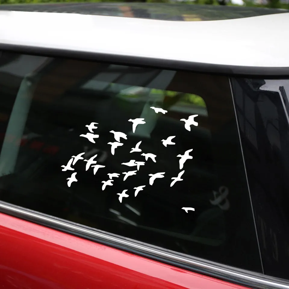 Anycuros Flying Ducks Landing Hunting Car Sticker Motorcycle Decals 14 (11)