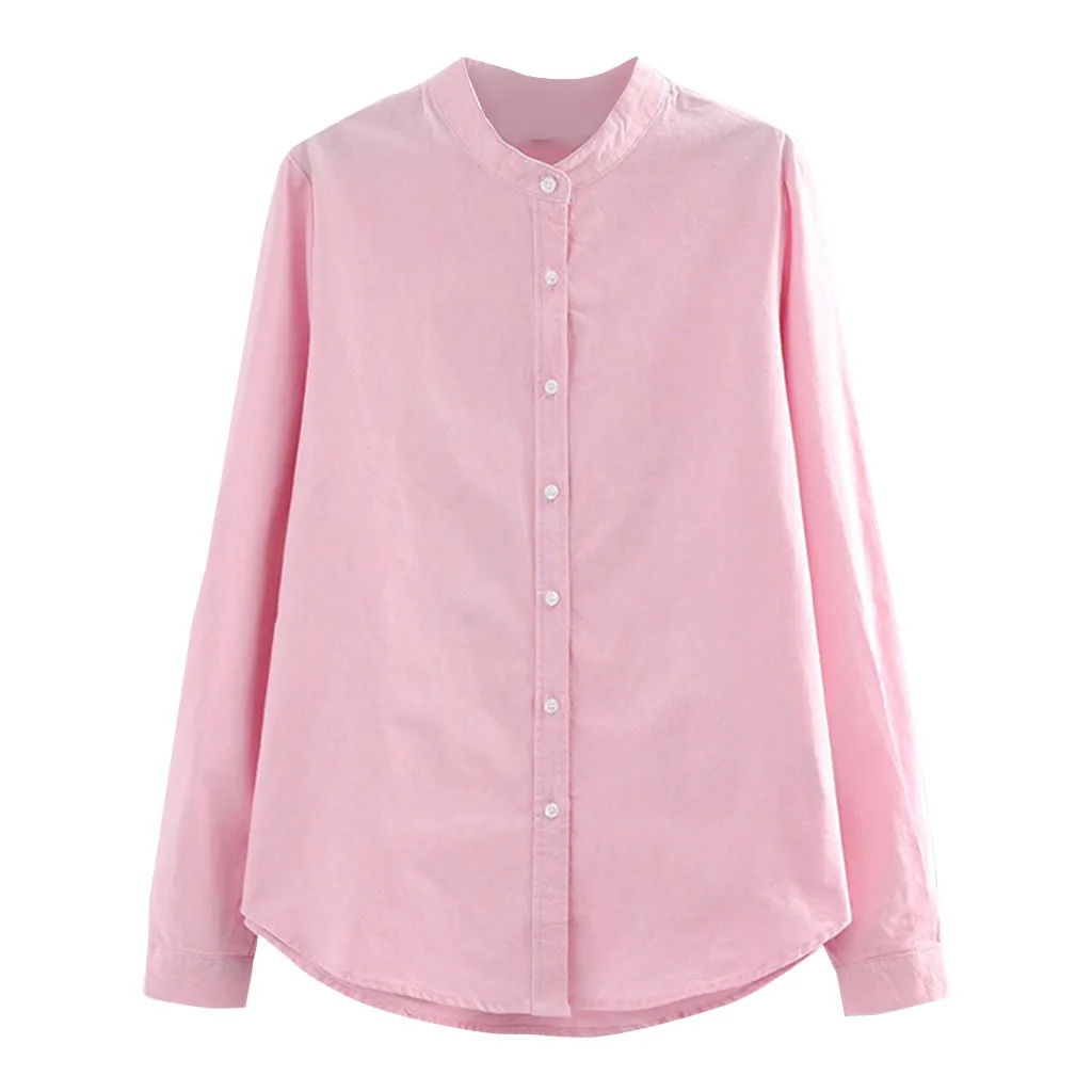 Women Tops formal Shirt Blouse Button solid pink Women Clothes Womens Tops And Blouses Long Sleeve casual blouse plus size
Women Tops formal Shirt Blouse Button solid pink Women Clothes Womens Tops And Blouses Long Sleeve casual blouse plus size