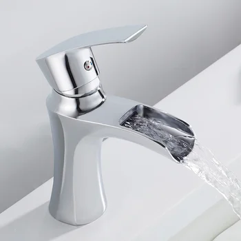 Classic Basin Faucets Deck Mounted Tall Waterfall Basin Sink Mixer Taps Chrome Bathroom Lever Faucet Bath Room Fixture
Classic Basin Faucets Deck Mounted Tall Waterfall Basin Sink Mixer Taps Chrome Bathroom Lever Faucet Bath Room Fixture