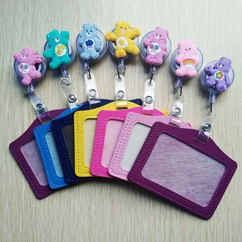 1Pcs/lot Cute cartoon Retractable Badge Reel with Horizontal style PU ID Business Card Work Card Badge Holder office supplies
1Pcs/lot Cute cartoon Retractable Badge Reel with Horizontal style PU ID Business Card Work Card Badge Holder office supplies