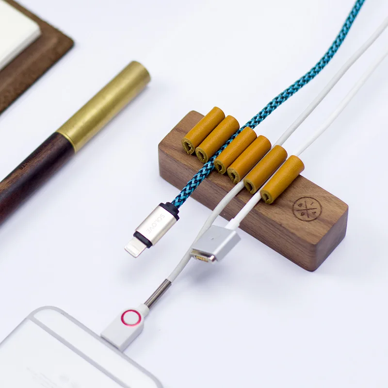 Walnut Beech Wooden Cord Holder Headphone Cable Winder Organizer Wire Holder for USB Data Line earphone cable clip
Walnut Beech Wooden Cord Holder Headphone Cable Winder Organizer Wire Holder for USB Data Line earphone cable clip