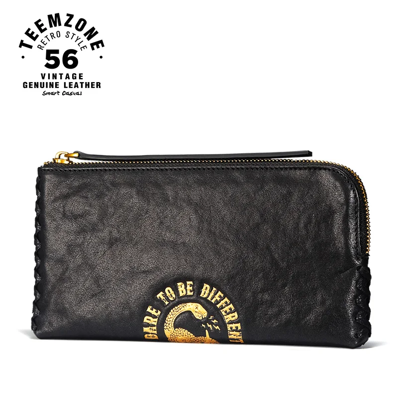 teemzone Vintage Unisex Top Genuine Leather Casual Card Slot Latest Design Men's Long Wallet Business Men Coin Wallet Q803-09
teemzone Vintage Unisex Top Genuine Leather Casual Card Slot Latest Design Men's Long Wallet Business Men Coin Wallet Q803-09