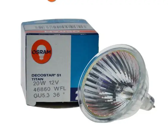 OSRAM 46860WFL 12V20W GU5.3 36 degree bulb,46860 WFL 12V 20W DECOSTAR 51 TITAN halogen lamp
OSRAM 46860WFL 12V20W GU5.3 36 degree bulb,46860 WFL 12V 20W DECOSTAR 51 TITAN halogen lamp