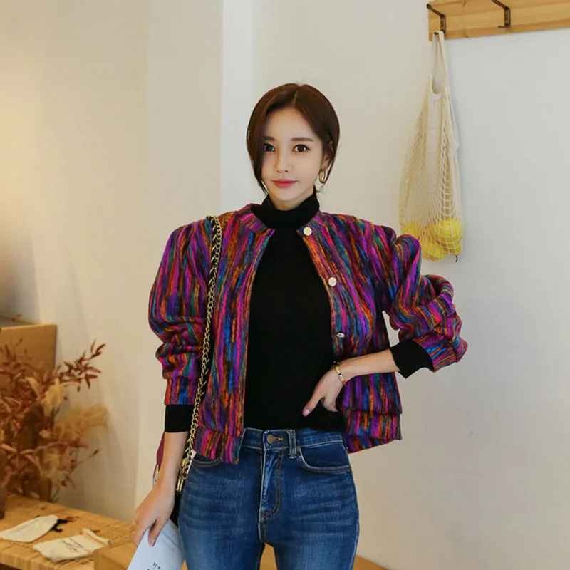 Vintage 80s personality jacket plus size loose coat bomber jackets casual streetwear multicolor patchwork windbreaker clothes
Vintage 80s personality jacket plus size loose coat bomber jackets casual streetwear multicolor patchwork windbreaker clothes
