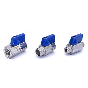 GOGO High quality Ball valve Stainless steel 3/4 1 inch BSP female male thread 2 way mini ball valve SS304 SS316 Brewer Hardware
GOGO High quality Ball valve Stainless steel 3/4 1 inch BSP female male thread 2 way mini ball valve SS304 SS316 Brewer Hardware