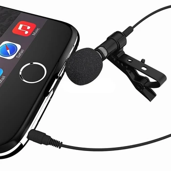 MAYITR Microphone Lavalier Lapel Clip-on Omnidirectional Condenser Wired Mic for Smart Phone Laptop Computer
MAYITR Microphone Lavalier Lapel Clip-on Omnidirectional Condenser Wired Mic for Smart Phone Laptop Computer