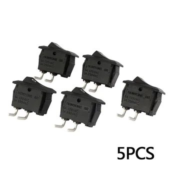 5Pcs AC 125V/6A 250V/3A SPST 2P 2 Position Right Angle Boat Rocker Switch UL Listed Mounting Size 14 x 9mm Switch Accessory
5Pcs AC 125V/6A 250V/3A SPST 2P 2 Position Right Angle Boat Rocker Switch UL Listed Mounting Size 14 x 9mm Switch Accessory