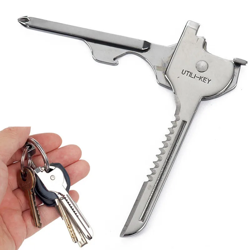 1PC Mini 6 in 1 Stainless Steel Multi Function EDC Keyring Bottle Opener Screwdriver Knife Hand Tools High Quality
1PC Mini 6 in 1 Stainless Steel Multi Function EDC Keyring Bottle Opener Screwdriver Knife Hand Tools High Quality