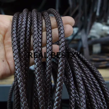 REAL BESTXY 5m/lot 6mm brown wrapped leather cords braided leather straps for necklace making jewelry diy material leather cords
REAL BESTXY 5m/lot 6mm brown wrapped leather cords braided leather straps for necklace making jewelry diy material leather cords