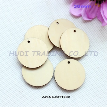 30mm unfinished round circle High Quality wooden disks with holes supplies cut outs wood crafts 1 1/4"-CT1389A
30mm unfinished round circle High Quality wooden disks with holes supplies cut outs wood crafts 1 1/4"-CT1389A