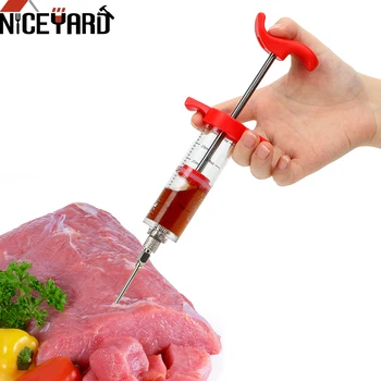 NICEYARD Poultry Turkey Chicken Flavor Syringe Marinade Injector Cooking Sauce Injection Tool BBQ Meat Syringe
NICEYARD Poultry Turkey Chicken Flavor Syringe Marinade Injector Cooking Sauce Injection Tool BBQ Meat Syringe