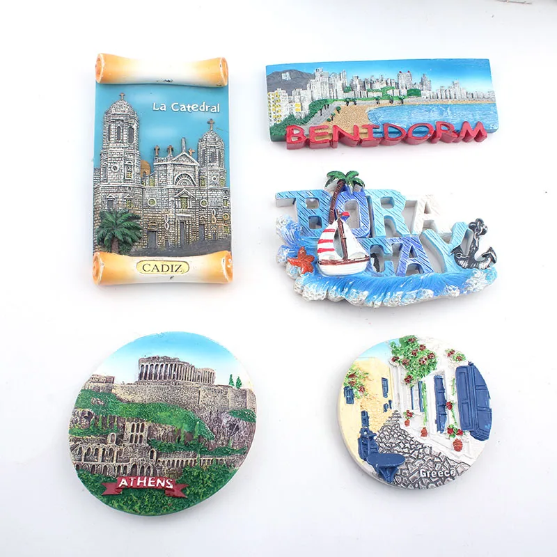 Cadiz Athens Benidorm Resin 3D Fridge Magnets Tourism Souvenirs Refrigerator Magnetic Stickers Home Decortion
Cadiz Athens Benidorm Resin 3D Fridge Magnets Tourism Souvenirs Refrigerator Magnetic Stickers Home Decortion