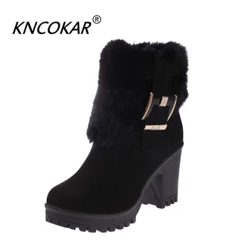 KNCOKAR Winter New Leather Belt Buckle Round Head Women's Short Boots High Heel Thick Martin Boot Women's Boots
KNCOKAR Winter New Leather Belt Buckle Round Head Women's Short Boots High Heel Thick Martin Boot Women's Boots