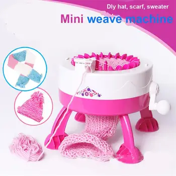 Children DIY Creative Hand Knitting Girl Toy Handmade Hat Scarf Knitting Machine Fashion Craft Sweater Circular Knitting Toy
Children DIY Creative Hand Knitting Girl Toy Handmade Hat Scarf Knitting Machine Fashion Craft Sweater Circular Knitting Toy