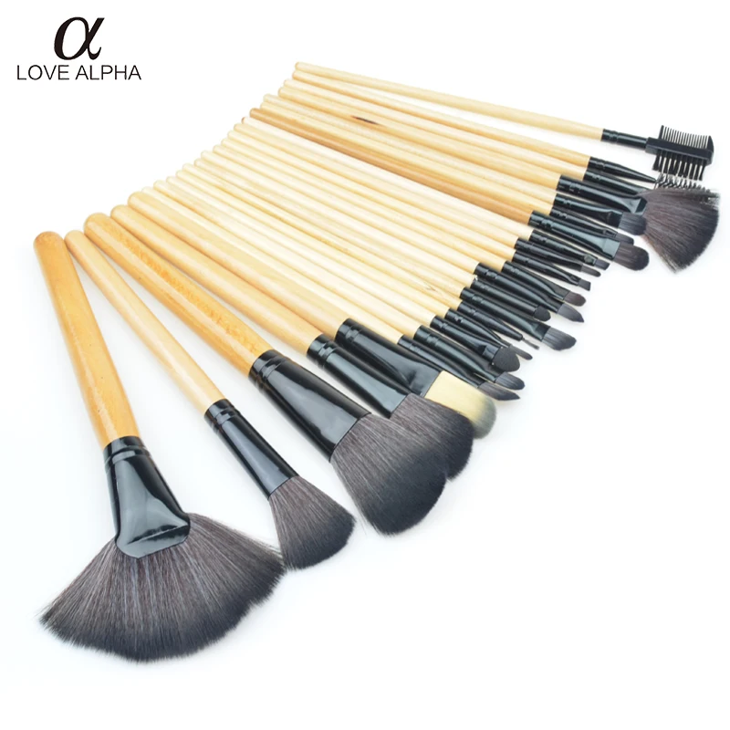 LOVE ALPHA 24 Pcs Makeup Brushes Set High Quality Synthetic Hair And Nature Bristles Professional Makeup Artist Brush Tool Kit
LOVE ALPHA 24 Pcs Makeup Brushes Set High Quality Synthetic Hair And Nature Bristles Professional Makeup Artist Brush Tool Kit