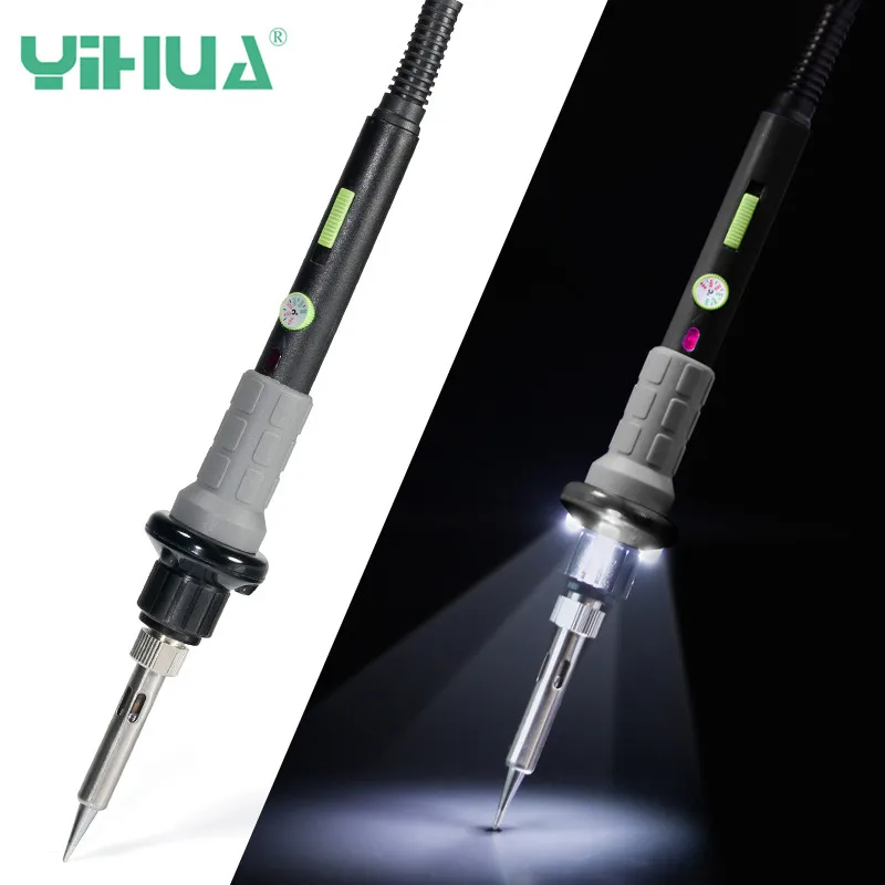 YIHUA 947 60W Electric Soldering Iron With LED Light Adjustable Temperature EU Plug 220V / US Plug 110V
YIHUA 947 60W Electric Soldering Iron With LED Light Adjustable Temperature EU Plug 220V / US Plug 110V