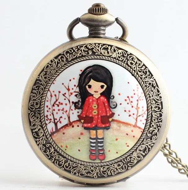 Vintage Bronze antiques Fashion quartz girl enamel pattern birthday gift Modern hours pocket watches
Vintage Bronze antiques Fashion quartz girl enamel pattern birthday gift Modern hours pocket watches