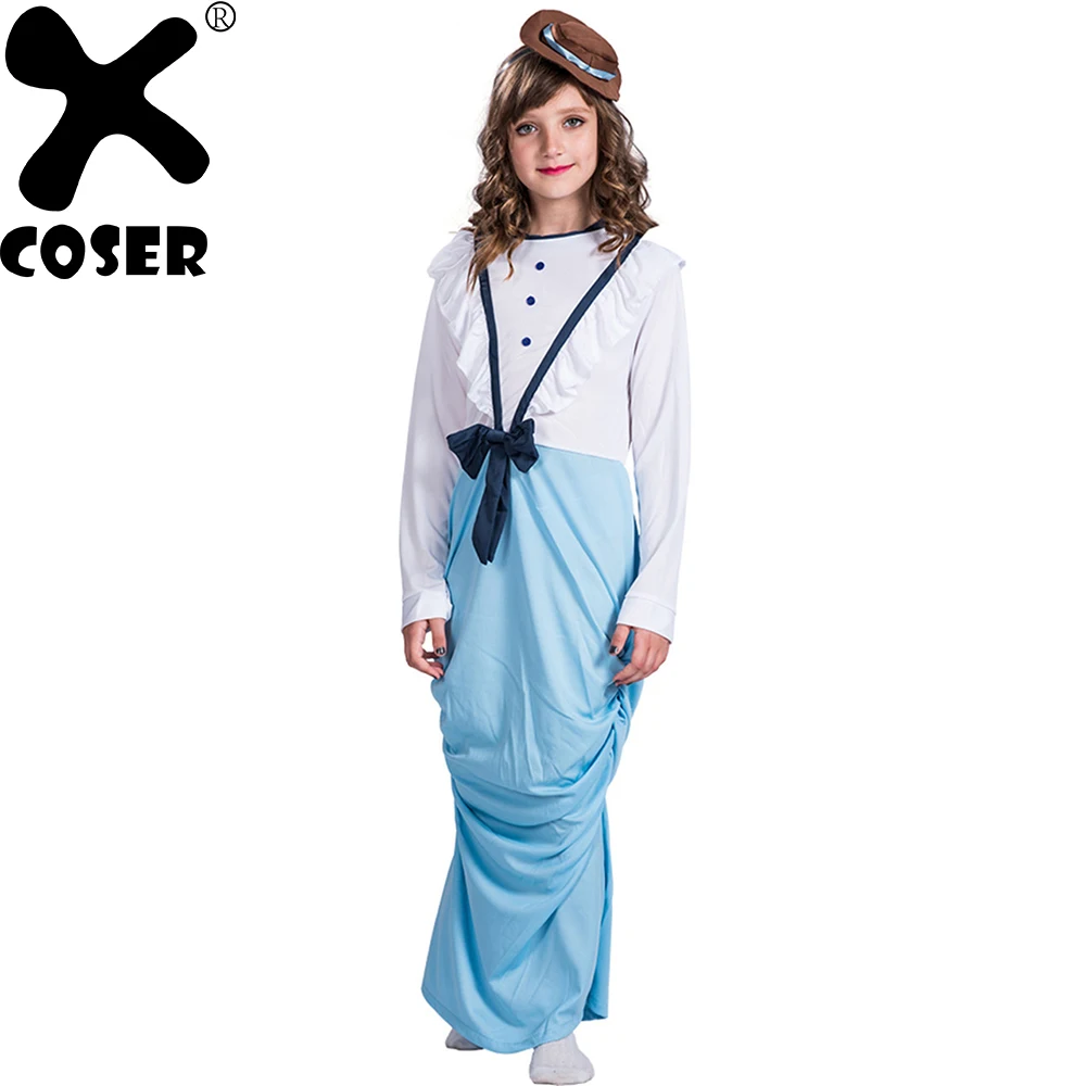 Фото XCOSER Новая мода 2018 Halloween вечерние Y обувь для девочек сладкий косплэй костюм сцена